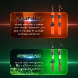 Cadence Elves Telescopic RodMini Micro Ultra-Short-Section Telescopic Fishing Rod Portable Multi-Section Lure UL Stream Compact