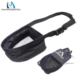 Maximumcatch FLSB/STBM Nylon Mesh Fly Fishing Stripping Basket with Flexible Rigid PVC Frame Quick-Dry Fly Fishing Bag