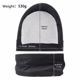 Maximumcatch FLSB/STBM Nylon Mesh Fly Fishing Stripping Basket with Flexible Rigid PVC Frame Quick-Dry Fly Fishing Bag