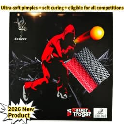 Sauer Troger Dancer 007 OX Long Pimples Table Tennis Rubber Super Soft Medium Particle Ping Pong Rubber Anti-spin Weird ITTF