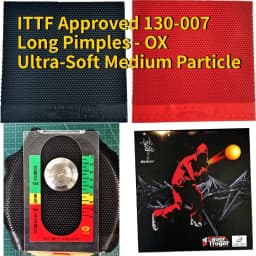 Sauer Troger Dancer 007 OX Long Pimples Table Tennis Rubber Super Soft Medium Particle Ping Pong Rubber Anti-spin Weird ITTF