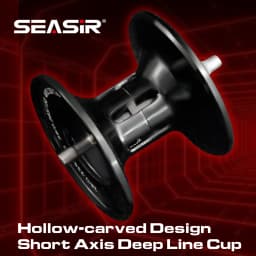 SEASIR SYNCO Baitcasting Reel 6.4/7.3/8.1 Gear Ratio Brass Gear NMB Bearings 5+1 Resistant 8kg Drag Saltwater Fishing Reel