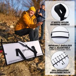 Fishing Cooler Bag Live Fish Insulated Cooler Bag Freshness 72 Hour Cold Retention Collapsible Waterproof PVC Fish Bag