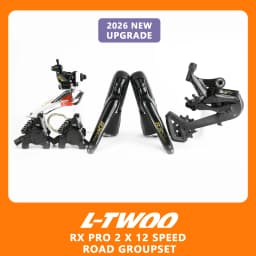 NEW! LTWOO RX Pro 2x12S Drivetrain Group for Road Bike, Hydraulic Disc Brakes, 12S Gear Lever, Rear Derailleur, Full Groupset