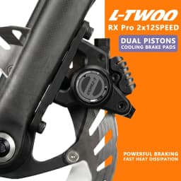 NEW! LTWOO RX Pro 2x12S Drivetrain Group for Road Bike, Hydraulic Disc Brakes, 12S Gear Lever, Rear Derailleur, Full Groupset