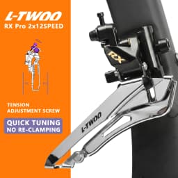 NEW! LTWOO RX Pro 2x12S Drivetrain Group for Road Bike, Hydraulic Disc Brakes, 12S Gear Lever, Rear Derailleur, Full Groupset
