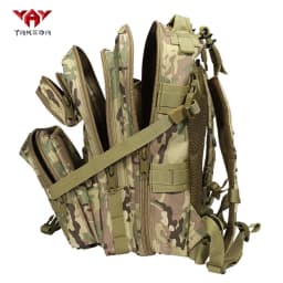YAKEDA 30L multifunctional outdoor backpack with large capacity and multi compartment design, adjustable chest buckle