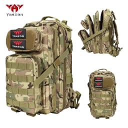 YAKEDA 30L multifunctional outdoor backpack with large capacity and multi compartment design, adjustable chest buckle