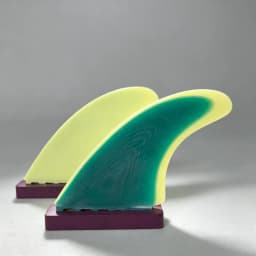 FUT Surfboard Fins, 3-Piece Surfboard Fin Set, Professional Surf Fins, Multi-Layer Laminated Surfboard Fins, Durable and Non-Sli