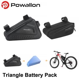 Waterproof Hard Shell E-Bike Triangle Battery Bag, 2 Styles Electric Bicycle Frame Tube Battery Storage Carry Pouch for Ebike