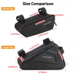 Waterproof Hard Shell E-Bike Triangle Battery Bag, 2 Styles Electric Bicycle Frame Tube Battery Storage Carry Pouch for Ebike