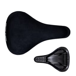 WALGUN BMX Bicycle Saddle Dirt Jump Bike Seat Flannelette with Embroidery Freestyle Racing Dowbhill Saddle for MTB Cycling Parts