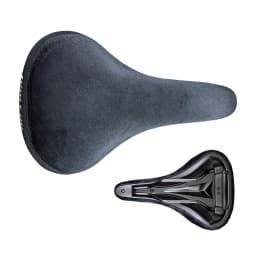WALGUN BMX Bicycle Saddle Dirt Jump Bike Seat Flannelette with Embroidery Freestyle Racing Dowbhill Saddle for MTB Cycling Parts