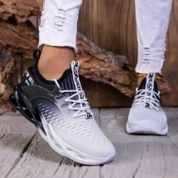 Women's Gradient Breathable Running Shoes, Lightweight Shock-absorbing Anti-slip, Stylish Versatile Sneakers for Daily Walk, Mou