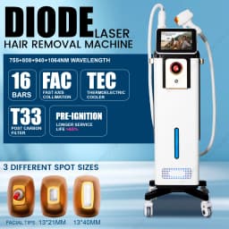 2 IN 1 Hair Removal Machine Beauty Equipment Permanent Hair Reduction Device With Cooling System For Salon Spa