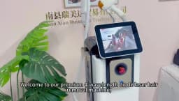 2 IN 1 Hair Removal Machine Beauty Equipment Permanent Hair Reduction Device With Cooling System For Salon Spa