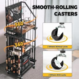 Multi-Functional Fishing Rod Storage Rack Multi-Layer Fishing Gear Organizer Shelf for Home Tool Holder