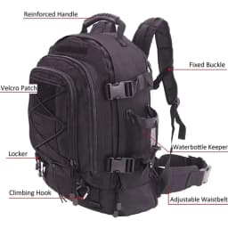 65L Large Capacity Outdoor Tactical Backpack Men Backpacks Molle Waterproof Climbing Bag Travel Camping Hiking Wholesale