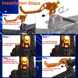 HEPPE Bike Brake Lever Ultralight MTB Brake Lever for SHIMANO DEORE M6100/6120 SLX M7100/7120 XT M8100/8120 Brakes