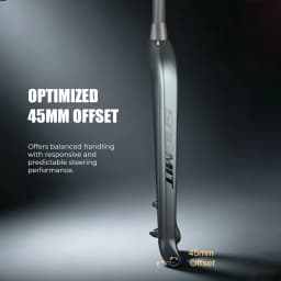 SAGMIT Carbon MTB Hard Fork Bicycle T800 Mountain Bike Fork 15x110mm Boost Compatible with 29x3.0 Tires Ultra Light 650g Fork