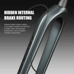 SAGMIT Carbon MTB Hard Fork Bicycle T800 Mountain Bike Fork 15x110mm Boost Compatible with 29x3.0 Tires Ultra Light 650g Fork