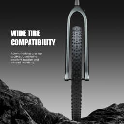 SAGMIT Carbon MTB Hard Fork Bicycle T800 Mountain Bike Fork 15x110mm Boost Compatible with 29x3.0 Tires Ultra Light 650g Fork