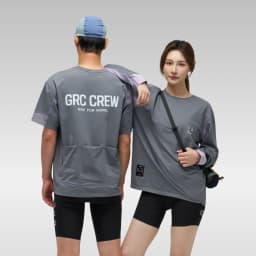 GRC Cycling Crew Urban Commute Long Sleeve T shirt Unisex Comfortable Breathable Sports Top for Cyclists