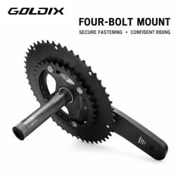 GOLDIX 110BCD 2X Double Chainring AERO Sprocket for SHIAMNO DURA-ACE R9200 ULTEGRA R8100 105 R7100 11S 12S 110BC 4BOLT Chainring