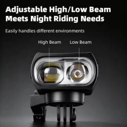 ESLNF Bicycle Light Nighttime Cycling Light 1200LM Adjustable High/low Beam Headlights Bicycle Accessories 2026 New