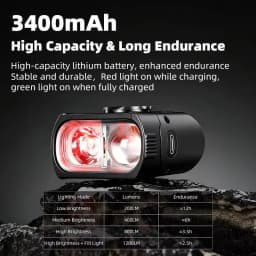 ESLNF Bicycle Light Nighttime Cycling Light 1200LM Adjustable High/low Beam Headlights Bicycle Accessories 2026 New