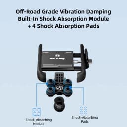 GUB P55 Motorcycle Bike Phone Holder Mount Not Block Camera Bicycle Phone Holder with 720 Degree Rotation for 4.7-7.2" Phone