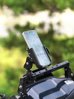 GUB P55 Motorcycle Bike Phone Holder Mount Not Block Camera Bicycle Phone Holder with 720 Degree Rotation for 4.7-7.2" Phone
