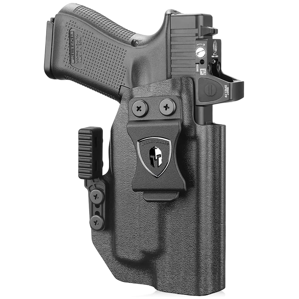 Only IWB Kydex Holster,Fit G17/19 Gen 3-6 &G19X/44/45 &G34 Gen 5 with Olight Baldr S/Mini/RL Mini,Right Hand