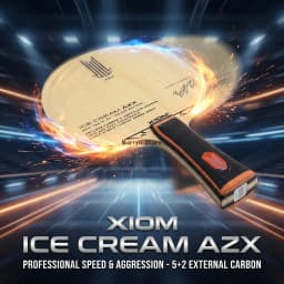 XIOM Ice Cream Azx TABLE TENNIS BLADE Heterostructure Carbon Fiber Table Tennis Racket Tenis De Mesa JANG Woojin
