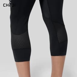 Cheji Men's 3/4 Length Cycling Bib Shorts Quick-Drying Breathable High-Quality Comfortable Fit for Bikers