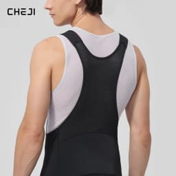 Cheji Men's 3/4 Length Cycling Bib Shorts Quick-Drying Breathable High-Quality Comfortable Fit for Bikers