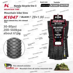 Jianda Bicycle Tire K1047 Mountain Bike Outer Tube Inner Tube 26 27.5 29 * 1.75 1.95 2.10