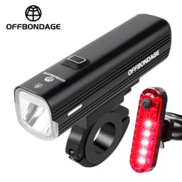 OFFBONDAGE Bicycle Light 1000Lumen Bike Headlight Flashlight Cycling Front Lamp USB Charging MTB Road Bike Rear Light Highlight