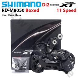 SHIMANO DEORE XT Di2 RD-M8050-GS Medium Cage Rear Derailleur 11Speed for EP8 EP801 E-MTB Bike Original Parts