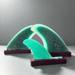 New FUT 2+1 Surfboard Fins: High-performance, premium-quality surfboard fins; stable replacement tail fins made of fiberglass; p