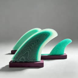 New FUT 2+1 Surfboard Fins: High-performance, premium-quality surfboard fins; stable replacement tail fins made of fiberglass; p