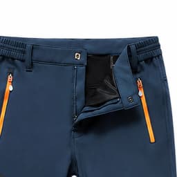 Men's Waterproof Hiking Pants Outdoor Fleece Lined Snow Ski Pants Winter Softshell Snowboard Pants