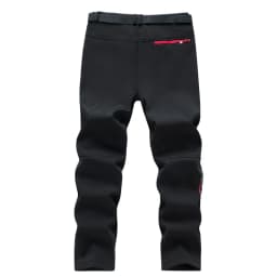 Men's Waterproof Hiking Pants Outdoor Fleece Lined Snow Ski Pants Winter Softshell Snowboard Pants