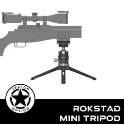 Vector Optics RokStad FLA Tabletop Mini Tripod With Ball Head Kit Max 15kg 33lbs Full CNC Made,1/4" Adapter For Benchrest&Video
