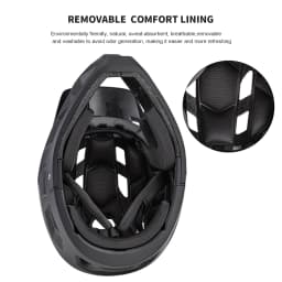 UMUSEEKER Bicycle Full-Face Helmet, Downhill DH Off-Road MTB Helmet, Off-Road Multi-Scenario Universal Breathable Riding Helmet