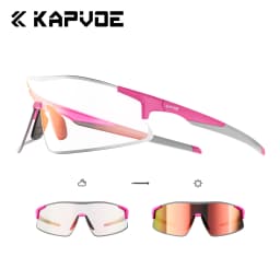 Kapvoe 2026 Cycling Glasses Men's Hiking Eyewear Fashion Sunglasses Photochromic Glasses New Sports MTB Road Bicycle Goggles