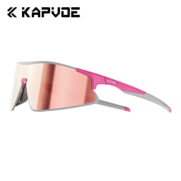 Kapvoe 2026 Cycling Glasses Men's Hiking Eyewear Fashion Sunglasses Photochromic Glasses New Sports MTB Road Bicycle Goggles