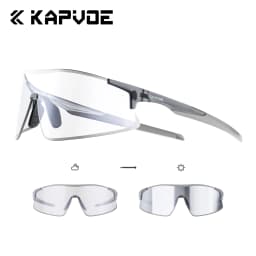 Kapvoe 2026 Cycling Glasses Men's Hiking Eyewear Fashion Sunglasses Photochromic Glasses New Sports MTB Road Bicycle Goggles