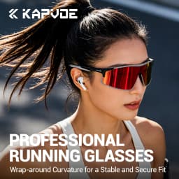 Kapvoe 2026 Cycling Glasses Men's Hiking Eyewear Fashion Sunglasses Photochromic Glasses New Sports MTB Road Bicycle Goggles