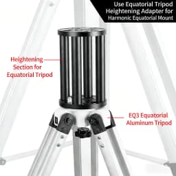 Angeleyes 200 300 400 Extension Pier for ZWO AM5 AM3 IOPTRON CEM40 GEM45 Equatorial TC40 EQ3 EQ5 Tripod Extend Column